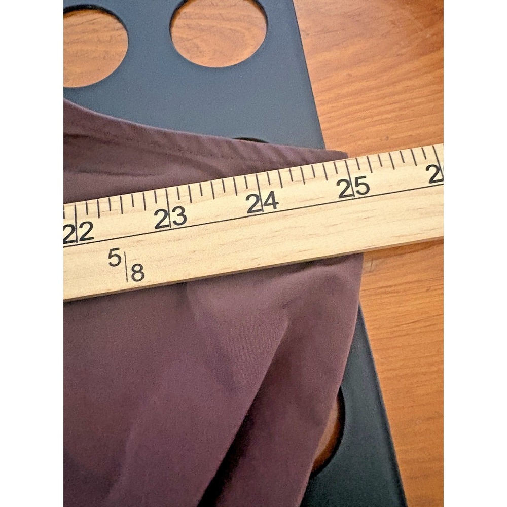 DKNY Women's Size 12 Chocolate Brown Halter Midi Dress Seamed Tie Straps Tie Wai - Picture 7 of 11